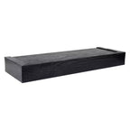 18 Inch Modern Floating Shelf, 2-Pack, Black