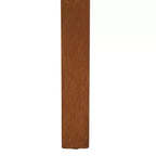 Curved Console Table with Wood Frame