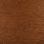 Curved Console Table with Wood Frame