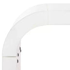 Curved Console Table with Wood Frame