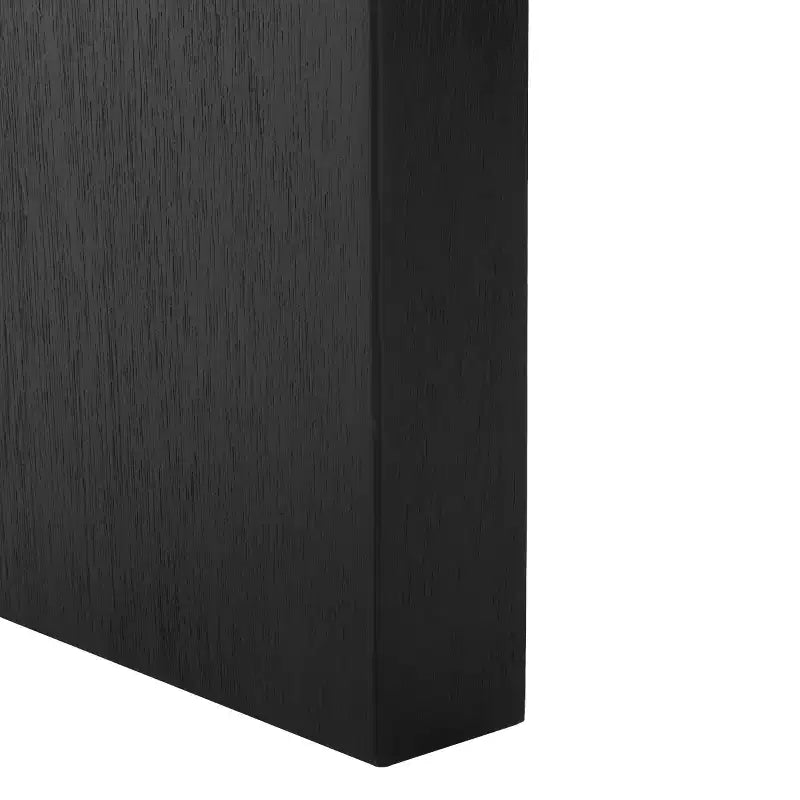 Curved Console Table with Wood Frame