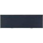 Rubberwood Console Table with Drawers and Open Shelf