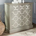 2-Drawer 2-Door Chest in Grey