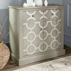 2-Drawer 2-Door Chest in Grey