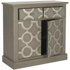 2-Drawer 2-Door Chest in Grey
