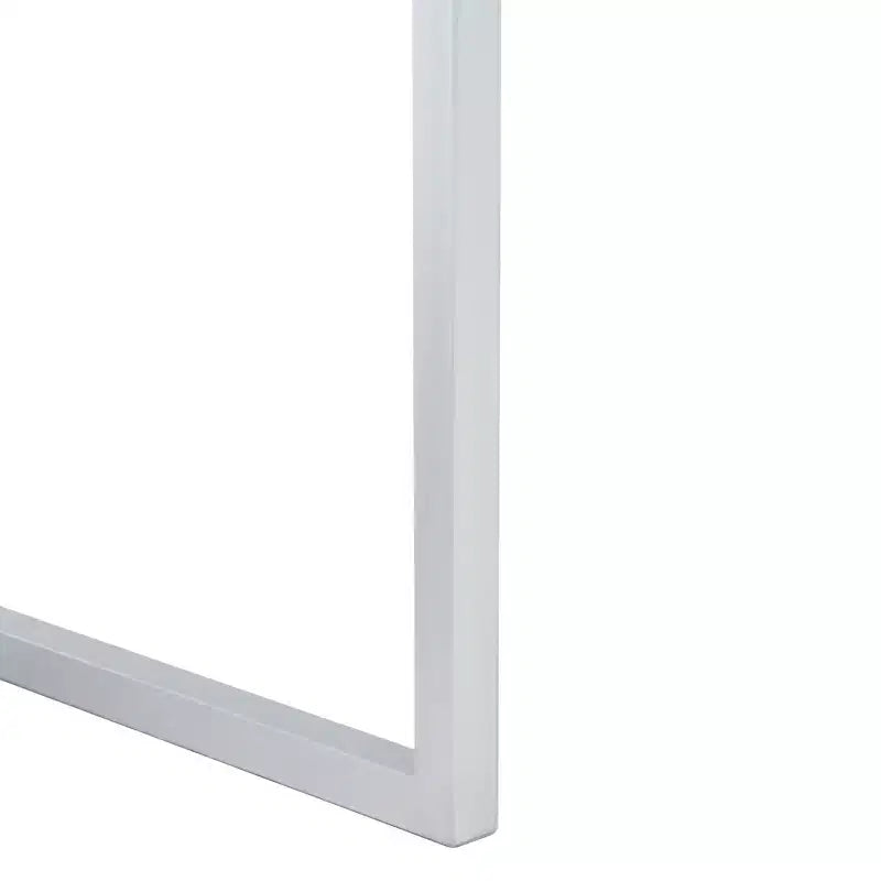 2-Drawer Mirrored Writing Desk - Silver