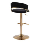 Set of 2 Adjustable Swivel Barstools