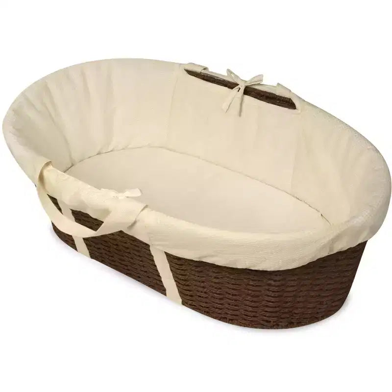 Cesta cambiadora para bebé Moses con almohadilla de espuma y forro  