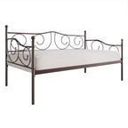 Metal Daybed with Wooden Slats