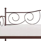 Metal Daybed with Wooden Slats