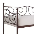 Metal Daybed with Wooden Slats