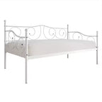 Metal Daybed with Wooden Slats