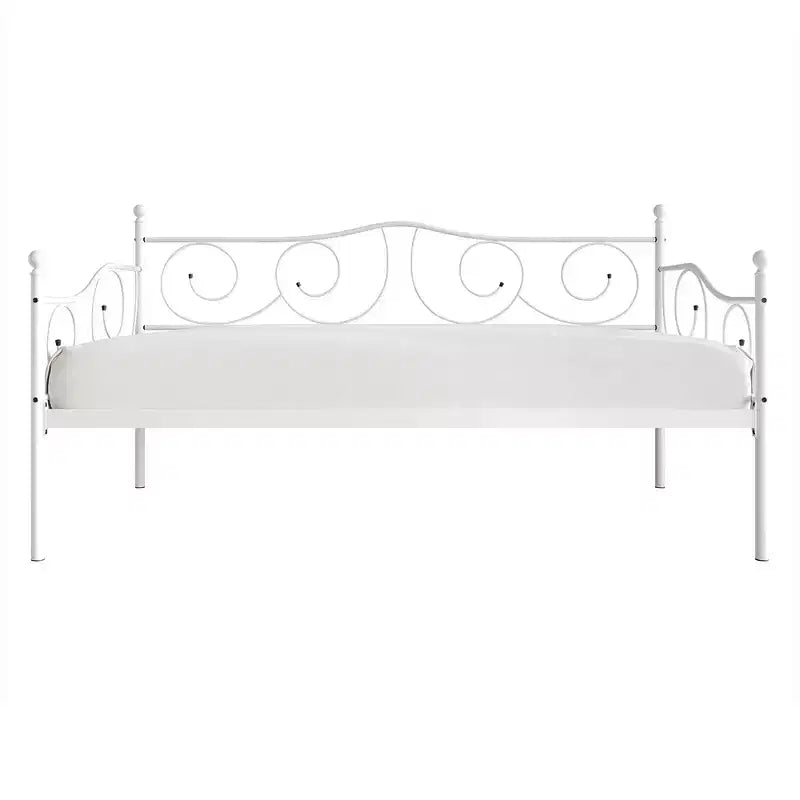 Metal Daybed with Wooden Slats