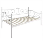 Metal Daybed with Wooden Slats