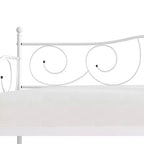 Metal Daybed with Wooden Slats