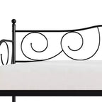 Metal Daybed with Wooden Slats